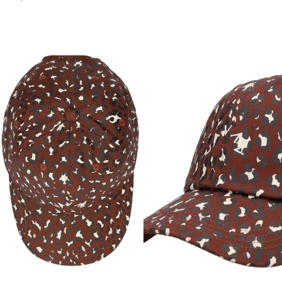 New Varley James Baseball Cap in Tort Leopard One Size New Without Tag - Picture 3 of 13